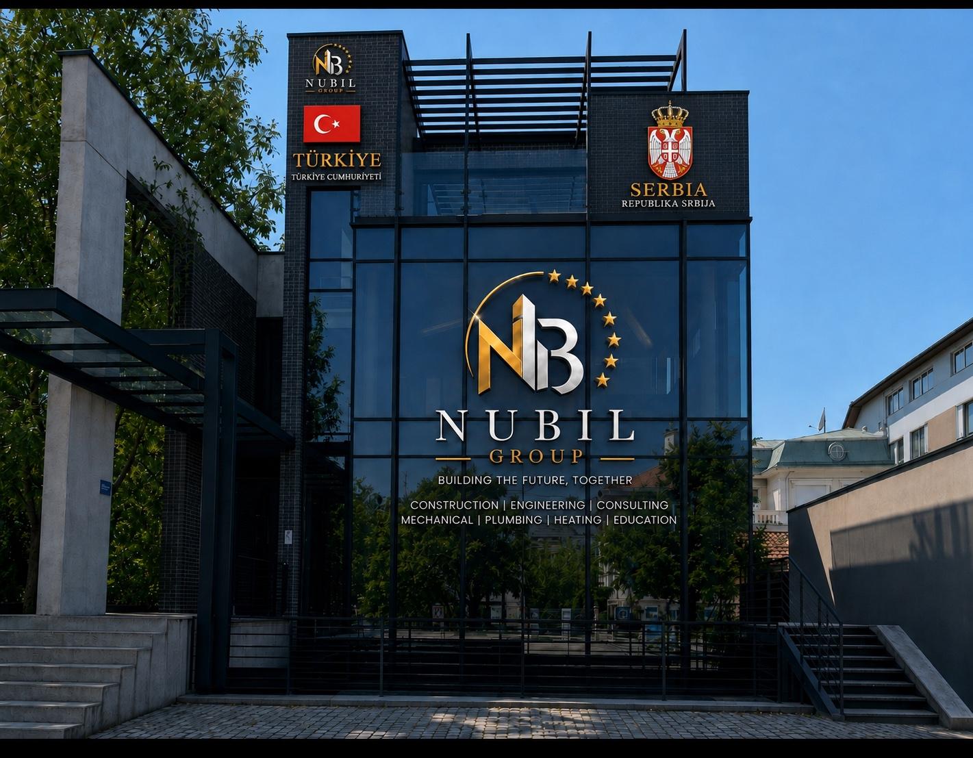 NUBIL GROUP · Bina dış cephesi